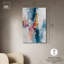 Décoration murale moderne pétale rose et bleu océan II par -51329829-51329825