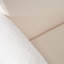 Chaise d'appoint Noa en sherpa ivoire