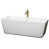 White/Shiny White/Brushed Gold