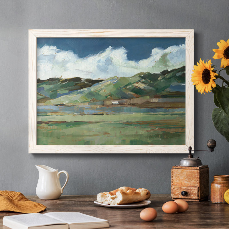 Western Sky I, Blanc, H 28 po x l 42 po x P 1,5 po