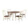 Vastah 4 - Person Solid Wood Top Four Leg Dining Set
