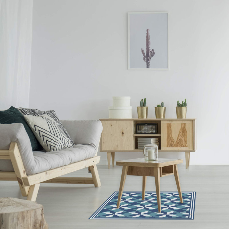 Northgate Non-Slip Geometric Doormat, Square 68cm