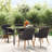 Rectangular 4 - Person 63" Long Dining Set with Cushions