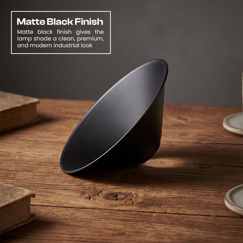 Bustos Semi Flush Mount, Black