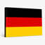 Drapeau de l'Allemagne - art national allemand sur toile tricolore-133571378