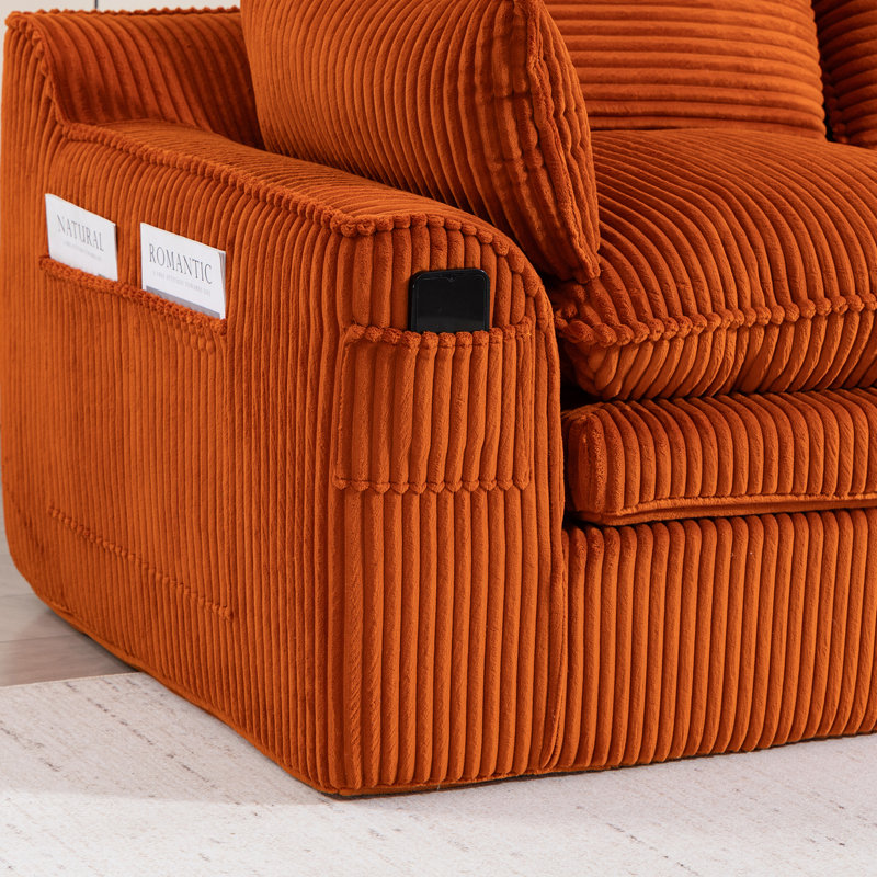 Canapé modulaire en L avec coussins de siège amovibles en nuage, repose-pieds mobile et configuration réglable pour un confort ultime et une flexibilité d'espace.