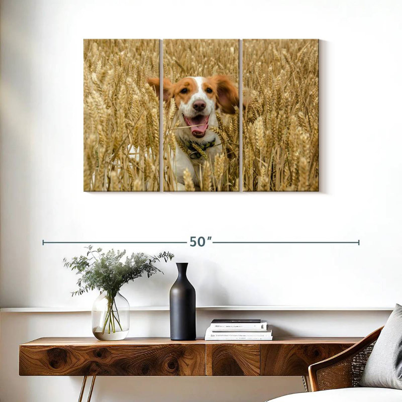 Happy Cocker Spaniel, H 24 po x l 38 po
