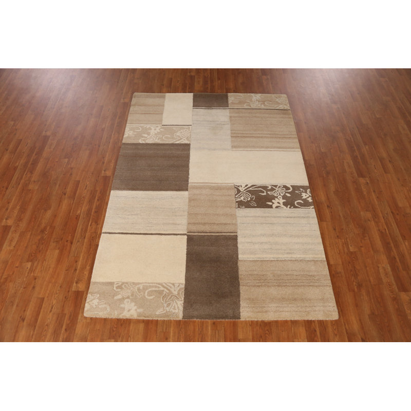 Tapis contemporain contemporain indien