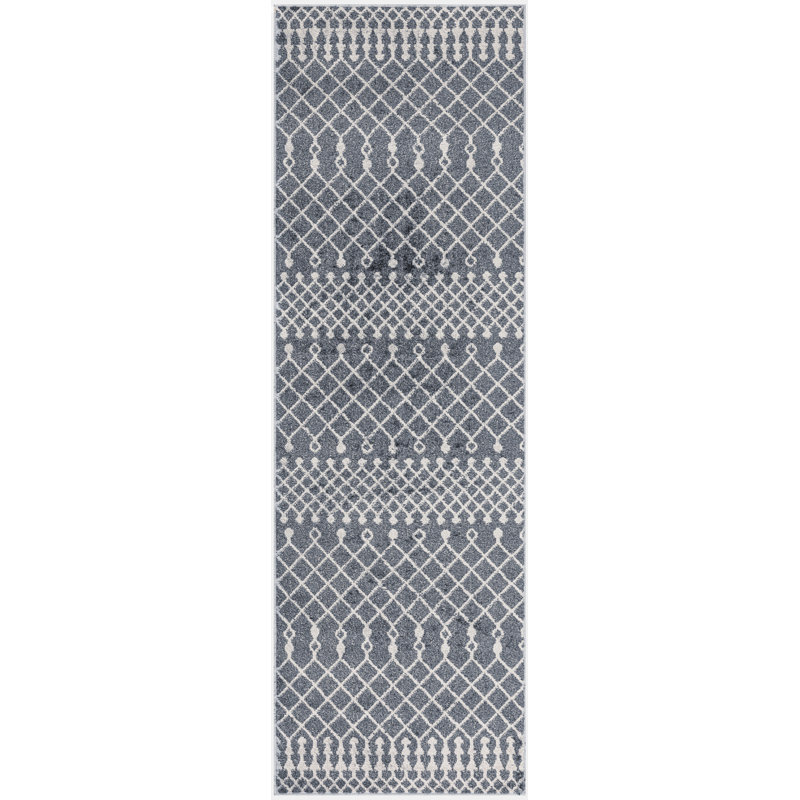 Tapis bohémien lavable à la machine Dakota Fields Burrillville, Tapis de couloir 2 pi x 6 pi