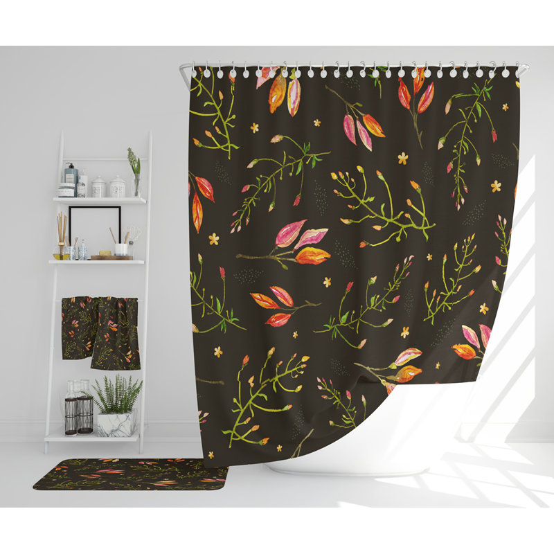 Natheniel Polyester Shower Curtain Set
