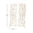 Gold Aluminum Metal Coral Inspired Home Wall Decor, Set of 2 11"W, 33"H-222709035