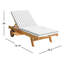 Chaise longue d'extérieur