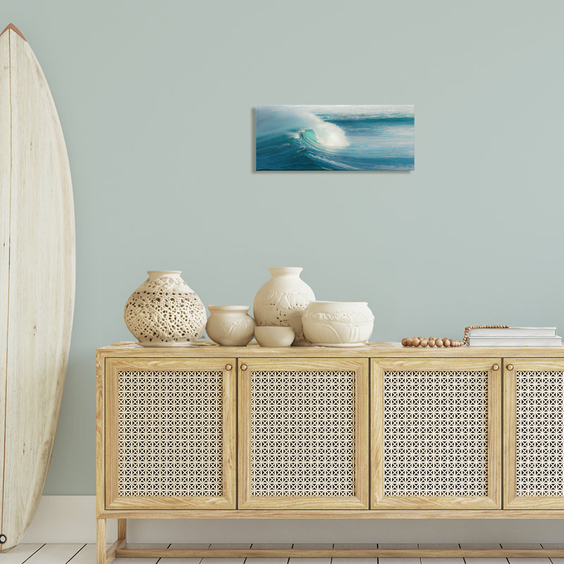 Art mural sur toile "Bender Ocean Wave" par Scott Bennion bp-789_CN, H 10 po x l 24 po