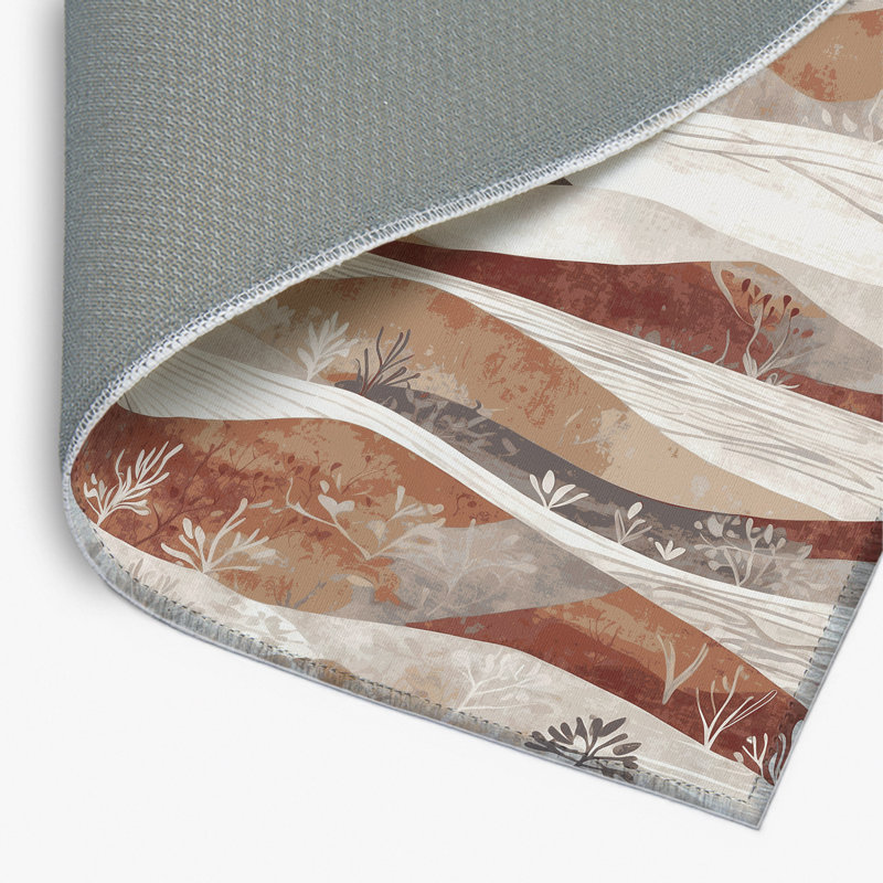 Sunset Flow Indoor And Outdoor Area Rug, Rectangle 5' x 7'