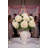 Pink 18 inch Hydrangea Stem With 7 inch Bloom, Faux Floral for Vase Arrangements and Home Decor