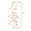 Armoire de salle de bain minimaliste en bois avec rangement inclinable, tablette réglable et charnières à fermeture en douceur-1699306286