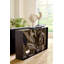 Cast Root Framed Console Table, Resin, Gray Wood Finish-1231998369-1231998374