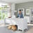 72W Office Desk with Drawers in White-137114000