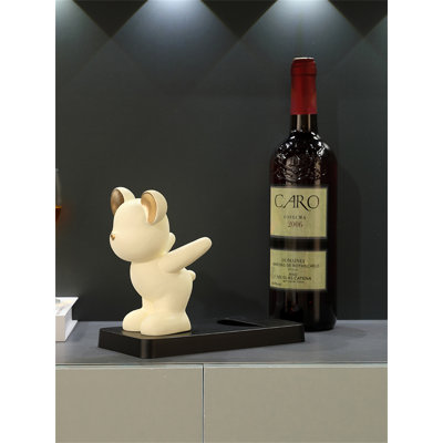 Kaidenn Tabletop Wine Bottle Rack Cream