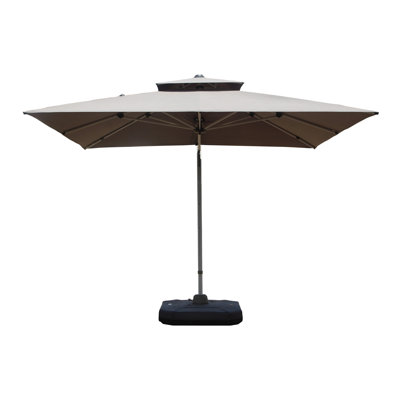 10'X10' Square Cantilever Umbrella With Center Pole (Base Not Included)