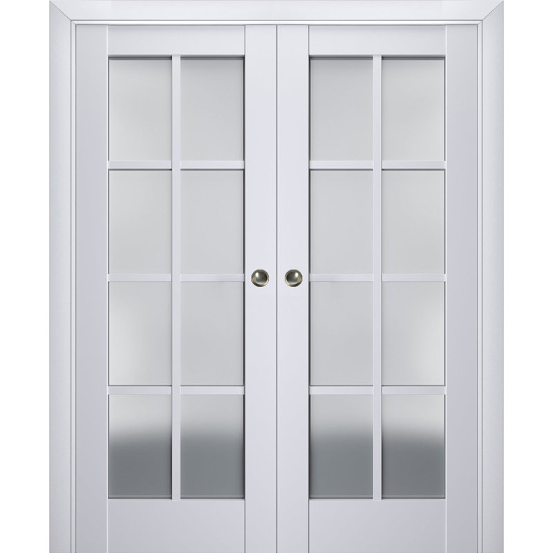 Portes de placard Veregio, 64 po x 84 po, Blanc