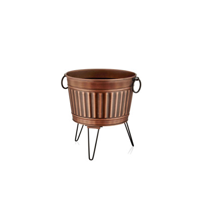 Brawley Metal Pot Planter