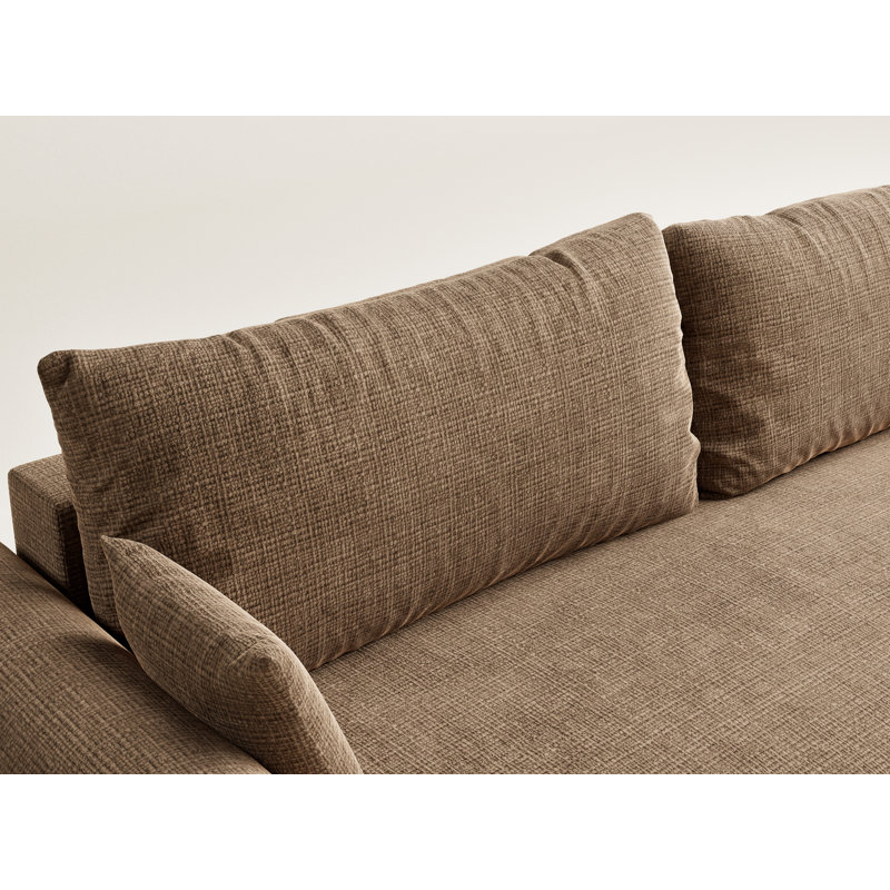 3 Seater Sofa, Dark Brown
