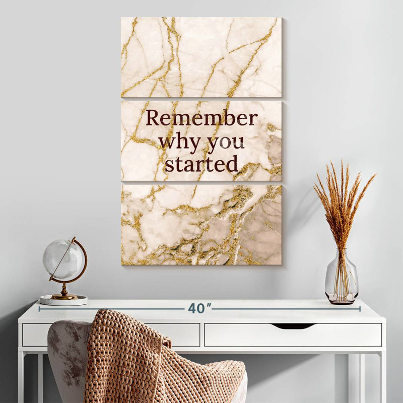 Tergel Remember Why You Started Typography, 32" H x 20" W