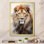 Photographie de portrait de lion - Art mural lion
