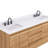 Coventry Double Bathroom Vanity with Engineered Stone Top-124933167