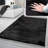 Super Soft Area Rug In Solid Black-1800919299