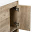 Meuble-lavabo moderne en bois de 30 po, armoire de salle de bain avec tiroir coulissant, armoire de rangement de salle de bain avec lavabo en céramique, meuble-lavabo simple avec portes et tablette ouverte