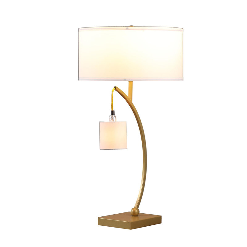 Lampe de table 28 po, Doré