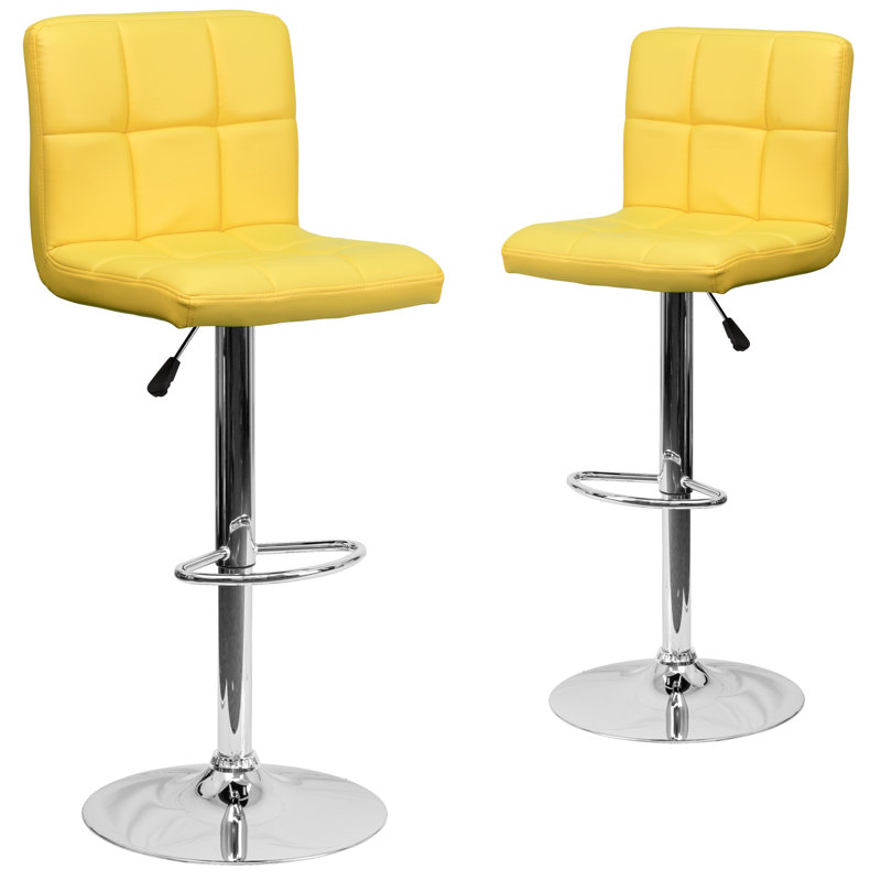 Tabouret de bar Leonardo, Jaune