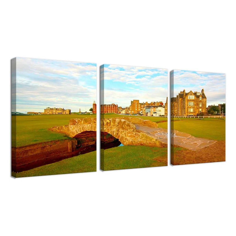 3 Piece Wrapped Canvas Print, 40 cm H x 30 cm W