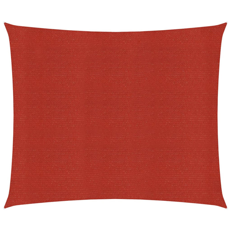 Artington 4m x 4m Square Shade Sail, Red