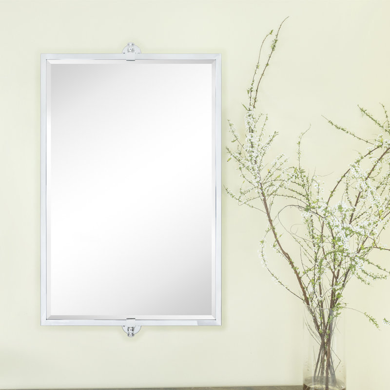 Miroir pivotant Sema, Chrome, 24 po x 35 po
