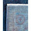 Overdyed Hand-Knotted Wool Modern-Contemporary Navy Area Rug 5' 10" x 8' 1"