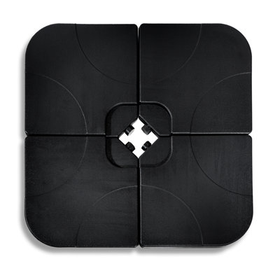 Base de parasol autoportante en plastique
