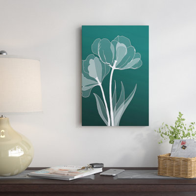«X-Ray Flowers III», impression sur toile