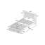 Lit plateforme avec tiroir de rangement sous le lit