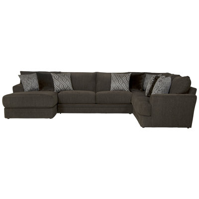 Canapé modulaire rembourré 3 pièces Michele avec 9 coussins décoratifs inclus