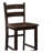 Transitional Style Dining Table Set. Square Shape Table Slat Back Chair Dining Room-354676962