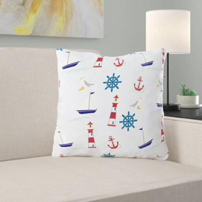 Coussin décoratif nautique