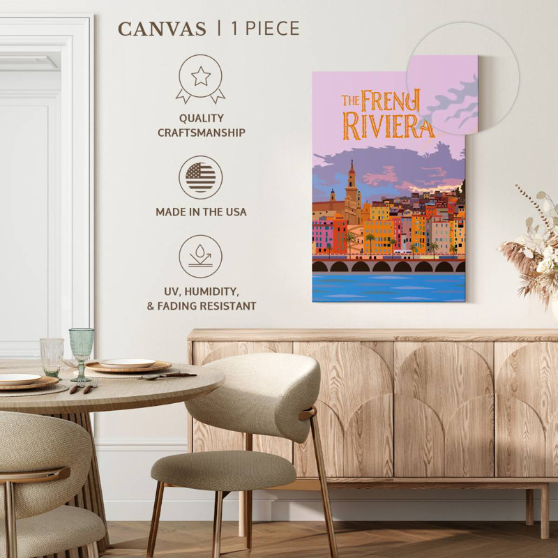 Gillard The French Riviera, 30" H x 20" W
