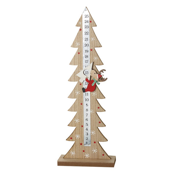 The Seasonal Aisle Advent Countdown with Reindeer | Wayfair.co.uk