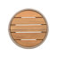 Table d'appoint d'extérieur en corde de rotin et bois d'acacia - Mobilier de balcon de patio pour jardin, cour, balcon-827210943