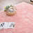 Halle-Mia Shag Fluffy Faux Sheepskin Area Rug in Pink-2042097566