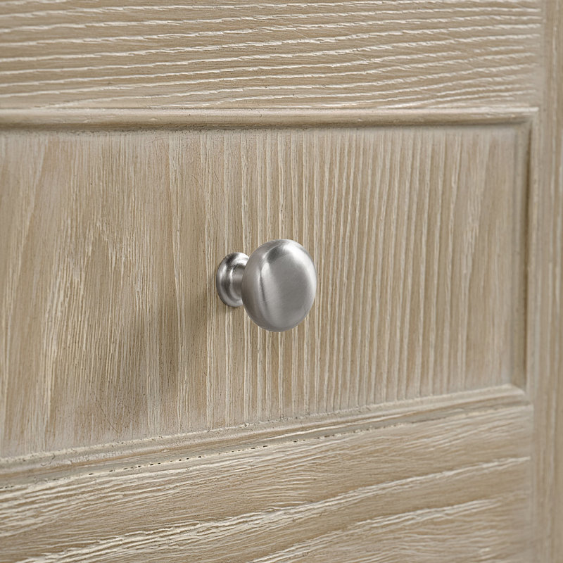 Breckenridge 60'' W Single Vanity, Whitewashed Oak, Carrara White Marble, Widespread