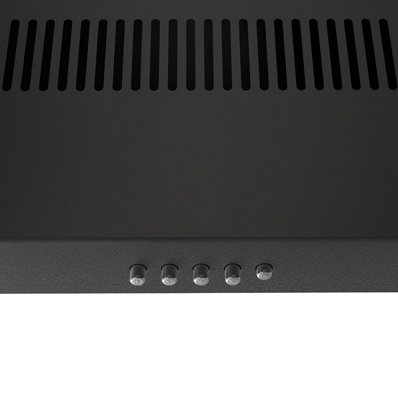 Streamline Cosenza 30" 80 Cubic Feet Per Minute Convertible Under Cabinet Range Hood with Mesh Filter and Light Included